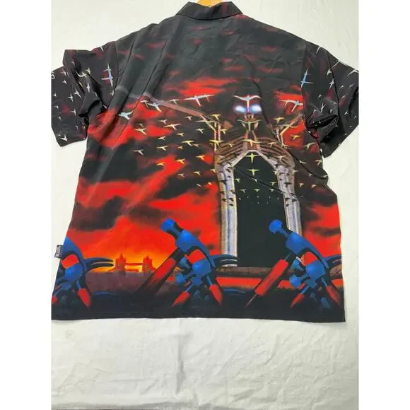 Vintage Dragonfly PINK FLOYD THE WALL Men’s shirt all over print , size XL